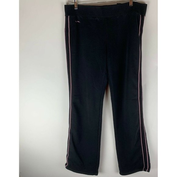 Lauren Ralph Lauren Pants - Lauren Ralph lauren womens black and pink athletic pants size M